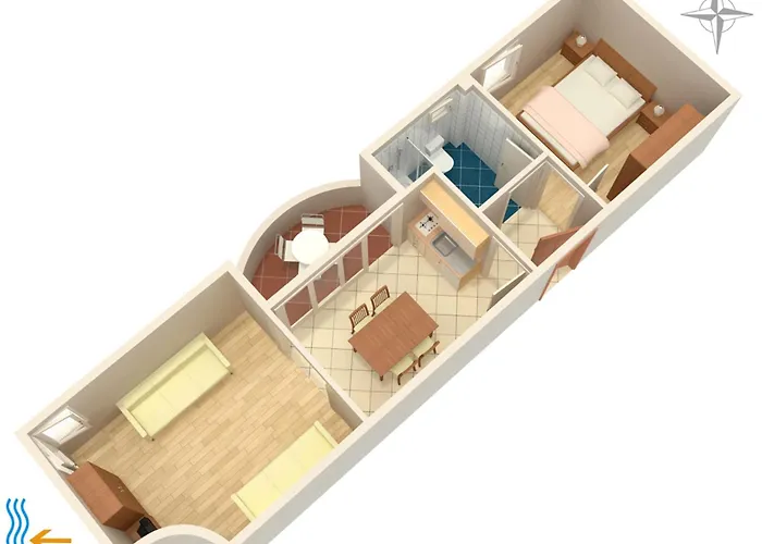 - Diklo 5887b Apartman *